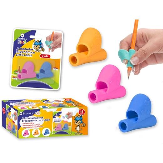 BISMARK - ADAPTADOR DE LAPICERO PARA APRENDIZAJE C/SURTIDOS -SET DE 2- (Ref.328428)