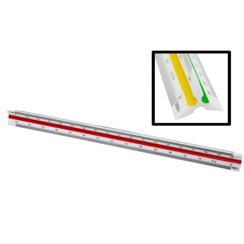BISMARK - ESCALIMETRO PLASTICO 30 CM (Ref.303641)
