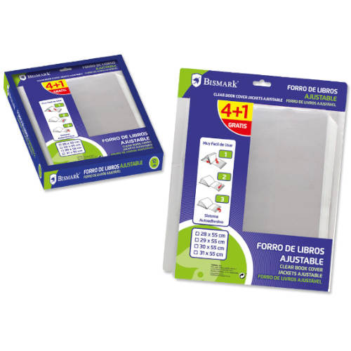 BISMARK - PACK 4+1 FORRALIBROS AJUSTABLE 30 X 55 (Ref.326267)