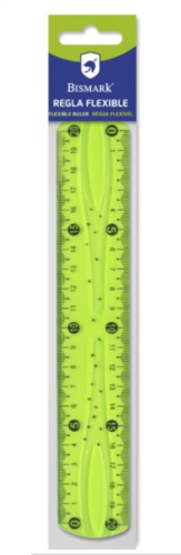 BISMARK - REGLA PVC FLEXIBLE 20 CM (Ref.324738)