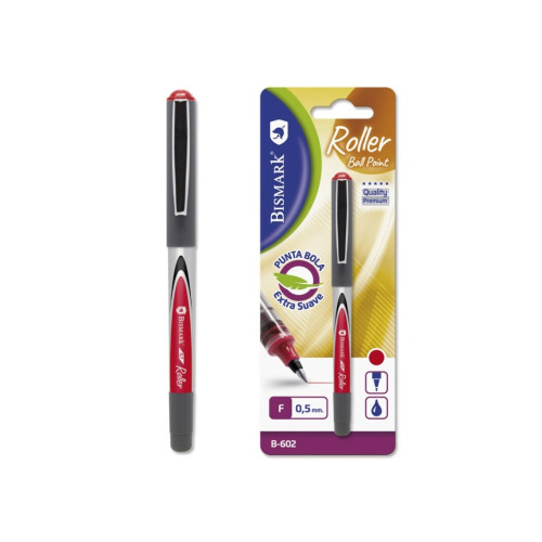 BISMARK - ROLLER PUNTA DE BOLA B-602 0,5MM ROJO (Ref.328025)