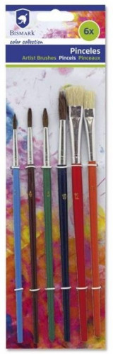 BISMARK - SET DE 6 PINCELES SURTIDOS (Ref.326064)