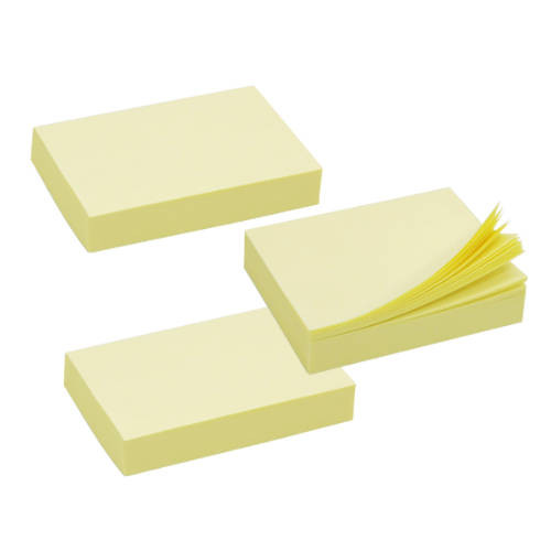 BISMARK - TACO NOTAS ADHESIVAS AMARILLAS 38X51 MM. 100 HOJAS (Ref.921004)