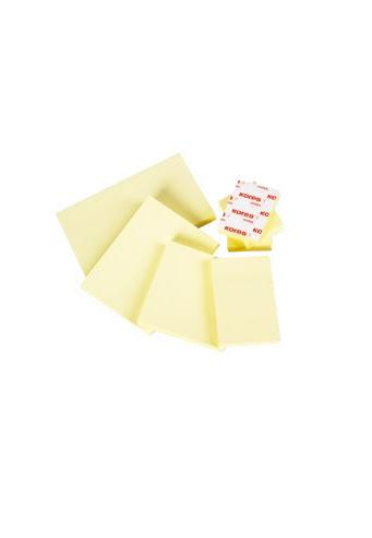 BISMARK - TACO NOTAS ADHESIVAS AMARILLAS 76X127 MM. 100 HOJAS (Ref.921009)