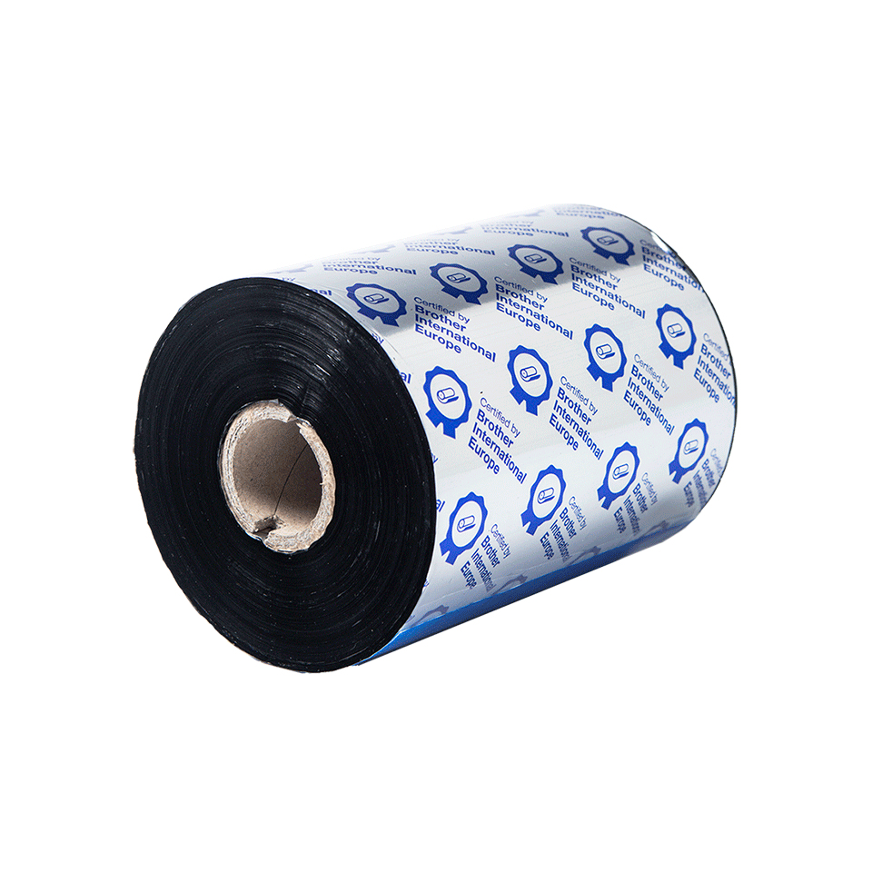 BROTHER - 6 Rollos de Ribbon de resina premium de 110mm de ancho y 600m de longitud. (Ref.BRP1D600110)