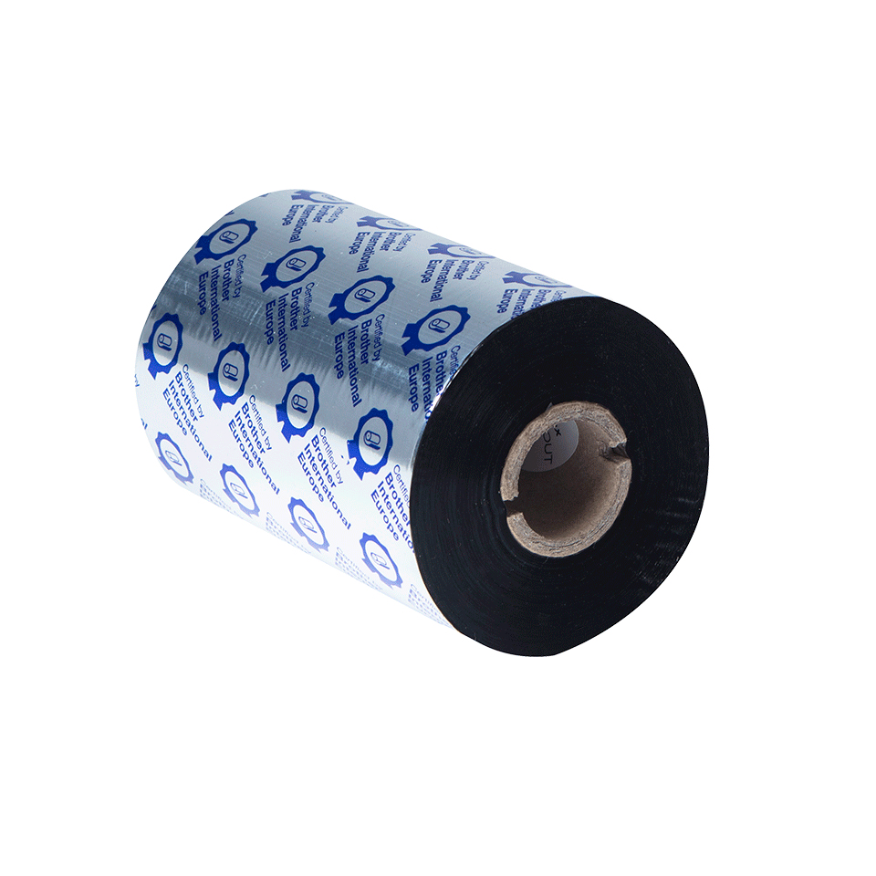 BROTHER - 8 Rollos de Ribbon de cera estandar de 110mm de ancho y 450m de longitud. (Ref.BWS1D450110)