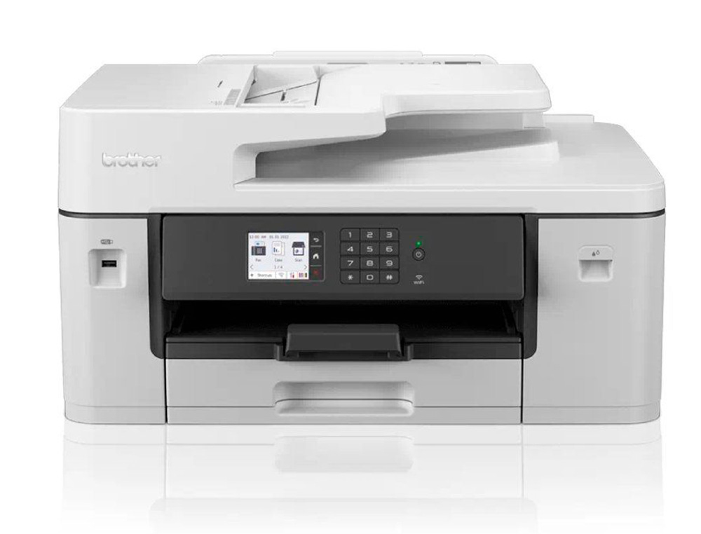 BROTHER - EQUIPO MULTIFUNCION PROFESIONAL A4 / A3 COLOR TINTA 28PPM DUPLEX TACTIL WIFI BANDEJA 250 HOJAS (Canon L.P.I. 5,25€ Incluido) (Ref.MFC-J6540DW)