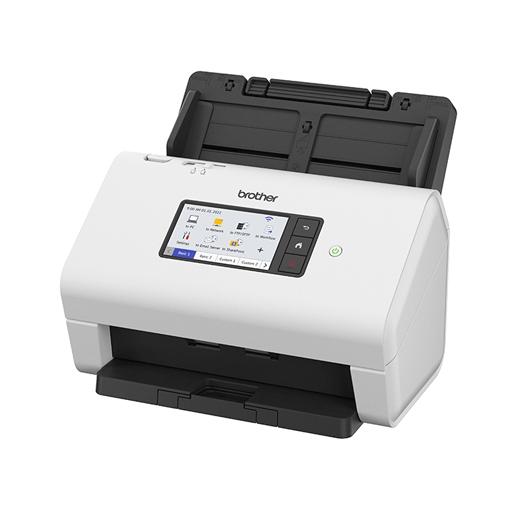 BROTHER - Escaner profesional de alta velocidad a doble cara con pantalla tactil, tarjeta de red, WiFi (Ref.ADS4900W)
