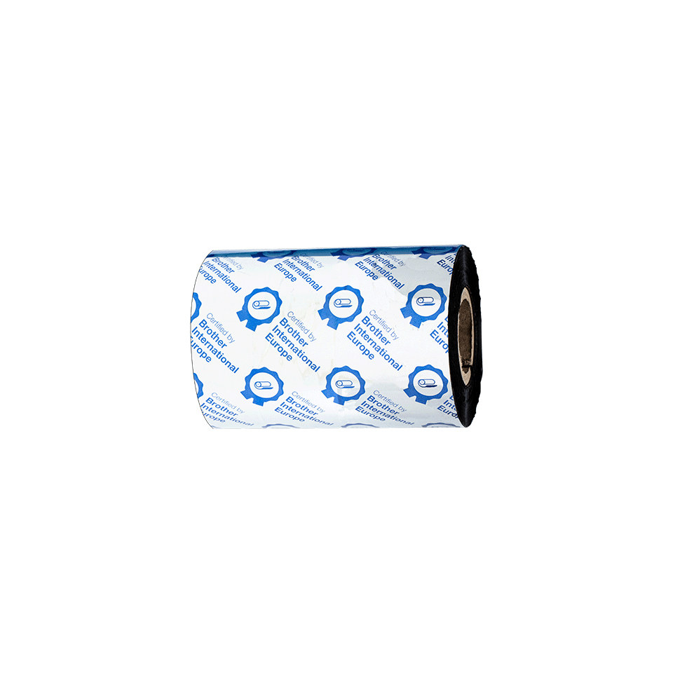 BROTHER - Pack de 12 Rollos de Ribbon de Cera/Resina Premium de 80mm x 300m (Ref.BSP1D300080)