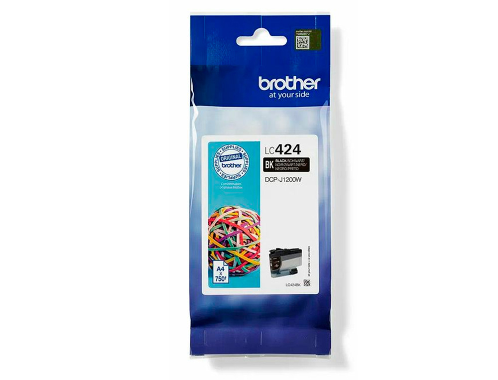 BROTHER - TINTA NEGRO DCP-J1200W (Ref.LC424BK)