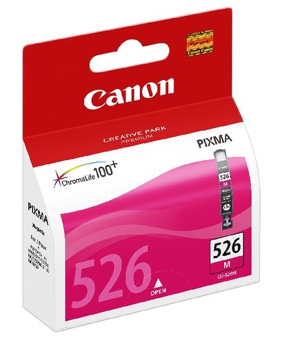 CANON - CARTUCHO INKJET CLI-526M PIXMA MG-5150/5250/8150, IP 4850 MAGENTA (4542B001AA) (Ref.CLI526M)