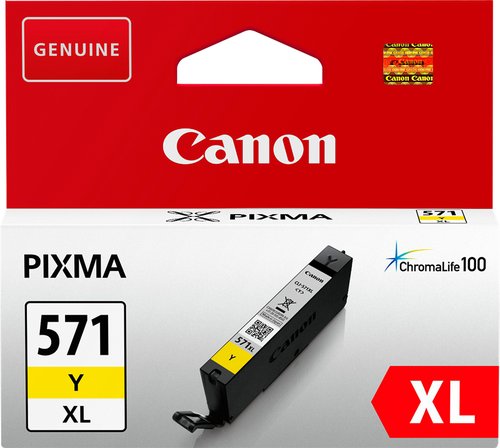 CANON - CARTUCHO INKJET CLI-571YXL PIXMA MG5751/MG5752/MG5753/MG6851/MG6852/MG6853/MG7750/MG7751/MG7752/MG7753 AMARILLO (0334C004) (Ref.CLI571YXL)