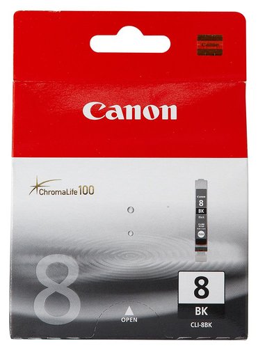 CANON - CARTUCHO INKJET DEP.TINT.NEGRA IP4000/5000/6000 (0620B001AA) (Ref.CLI8BK)