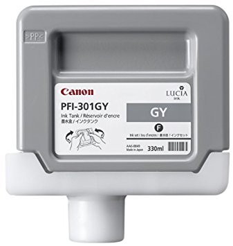 CANON - CARTUCHO INKJET PFI-301GY IMAGEPROGRAF iPF8000/iPF8000S/iPF9000 GRIS 330 ML. (1495B001AA) (Ref.PFI301GY)