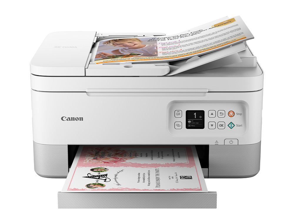 CANON - Multifunción Inkjet Color PIXMA TS7451A A4 BLANCO ( L.P.I. 5,25€ Incluido) (Ref.4460C076)