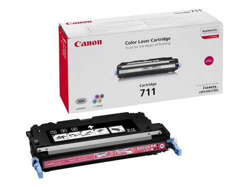 CANON - TONER CRG711M MF-8450/9130/9170, I-SENSI LBP-5300/5360/MF-9220CDN MAGENTA 6.000 PÁG. (1658B002AA) (Ref.CRG-711M)