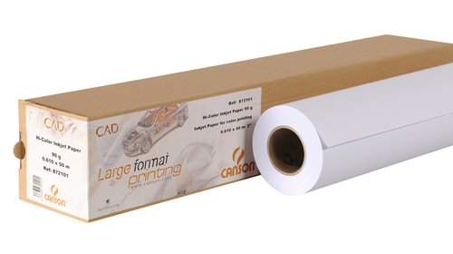CANSON - PAPEL PLOTTER 90g HI COLOR ROLLO 0,610x50 m (24") (Ref.C200872101)