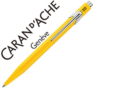 CARAN D'ACHE - BOLIGRAFO 849 AMARILLO PUNTA MEDIA (Ref.849-010)