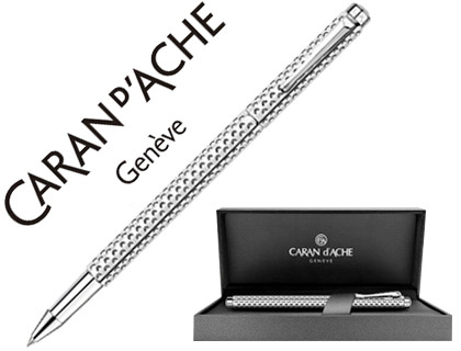 CARAN D'ACHE - ROLLER ECRIDOR GOLF PLACADO PALADIO CON ESTUCHE PUNTA MEDIA (Ref.838-516)