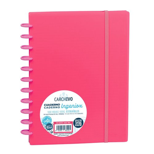 CARCHIVO - BLOC INGENIOX A4 100h CD.4 R.IN (Ref.66004112)