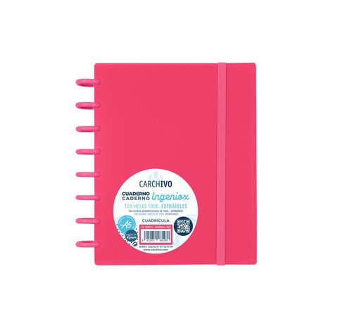 CARCHIVO - BLOC INGENIOX A5 100h CD.4 R.IN (Ref.66005112)