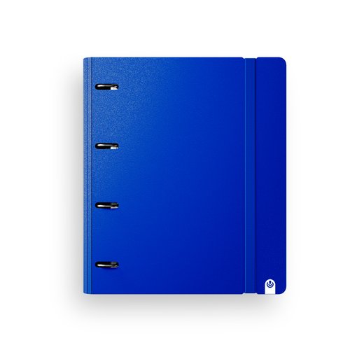 CARCHIVO - CARPEBLOC FOAM STYLE PP A4 4 an.MIXTAS 35mm con REC. 120 hj. CUADRIC.4x4 AZUL (Ref.12407409)