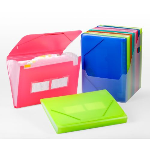 CARCHIVO - CARPETA ACORDEON POLIPROPILENO 13 DEPARTAMENTOS AZUL (Ref.1913KF50)