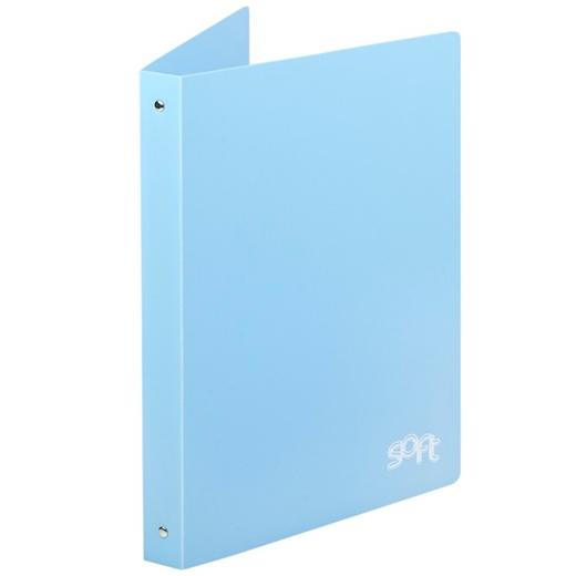 CARCHIVO - CARPETA ANILLAS 4X25MM PP FOLIO AZUL PASTEL -5U- (Ref.12364210)