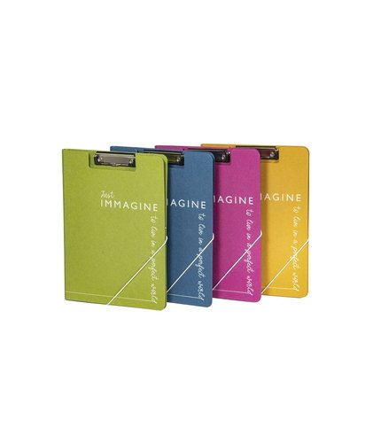 CARCHIVO - CARPETA CON PINZA IMMAGINE A4 PP C/GOMA CARTON EXTRA GRUESO 2MM 100% RECICLADO C/SURTIDOS (Ref.63010199)