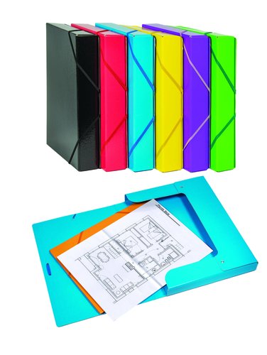 CARCHIVO - CARPETA de PROYECTOS LUZ CARTON FORRADO A4 GOMAS 5 cm SURTIDO (Ref.10020599)