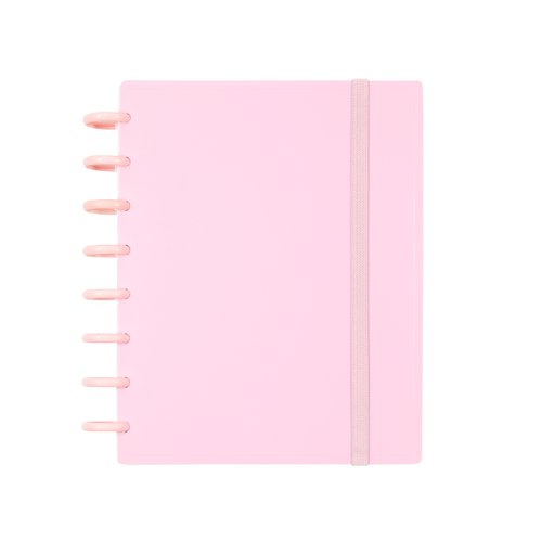 CARCHIVO - CUADERNO INGENIOX ESPIRAL A5 100H C/SEPARADORES EXTRAÍBLES 100GR PAUTADO 7MM TAPAS PP SEMI-RÍGIDO CIERRE C/GOMA ROSA (Ref.66005025)