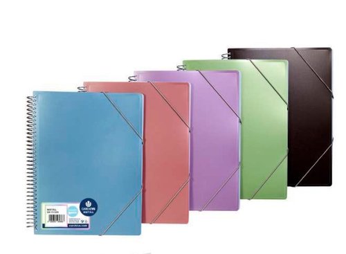 CARCHIVO - TARIF.CARCH.PP METAL A4 40F. SURTIDO (Ref.53294099)