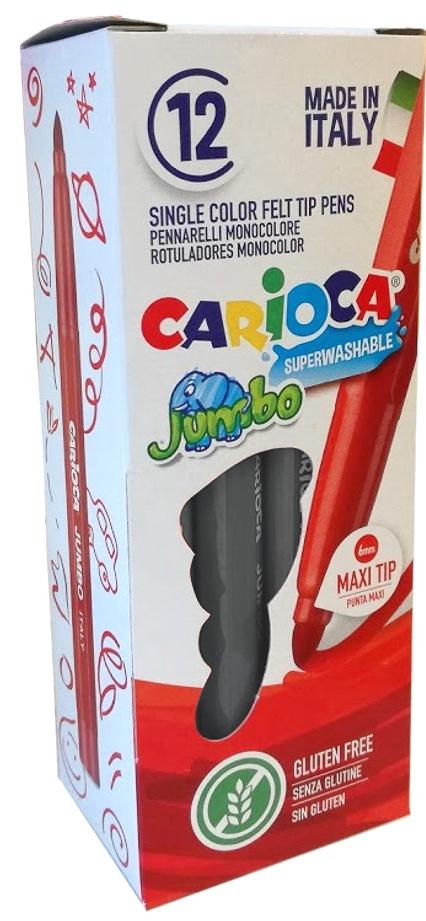 CARIOCA - ROTULADOR JUMBO PUNTA MAXI GRIS CLARO - CAJA DE 12 (Ref.4013011)