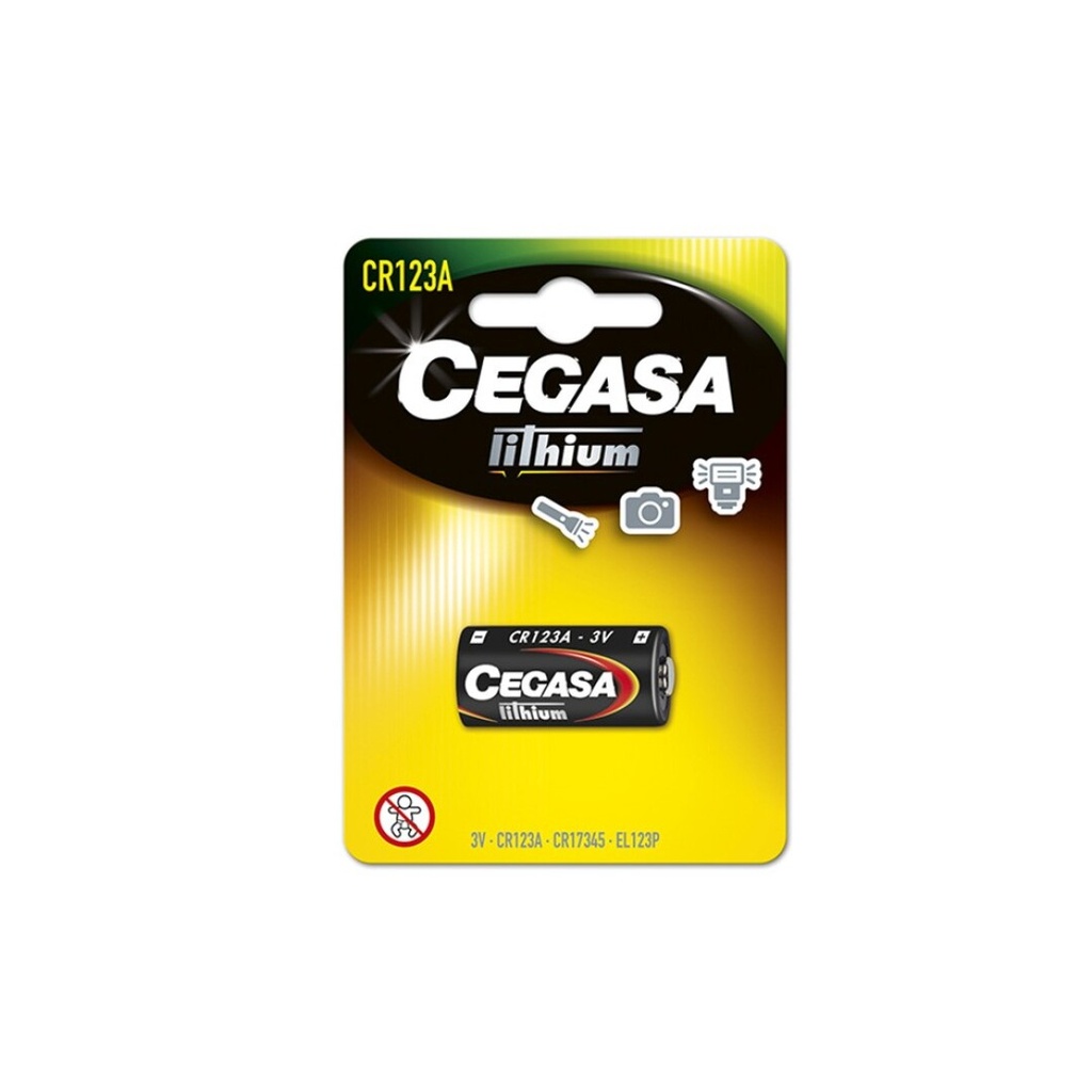 CEGASA - PILA LITIO CR123A 3V FT BL1 (Ref.324338)