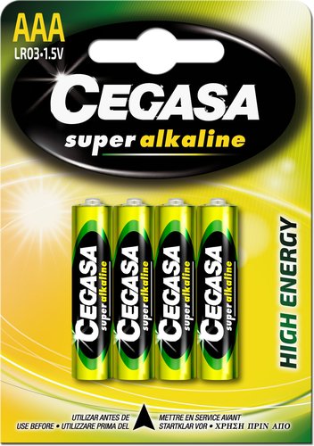 CEGASA - PILAS ALCALINA LR03 B/4 (Ref.146)