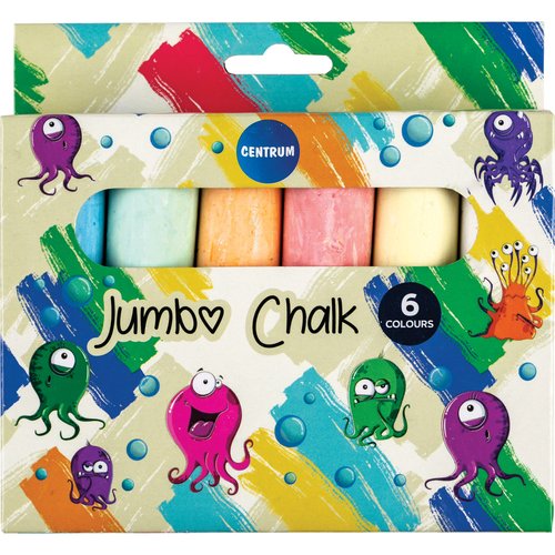 CENTRUM - TIZAS JUMBO COLOR ESTUCHE de 6 (Ref.82426)