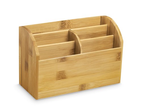 CEP - ORGANIZADOR DE SOBREMESA SILVA BAMBU 5 COMPARTIMENTOS 227X97X150 MM (Ref.2240020301)