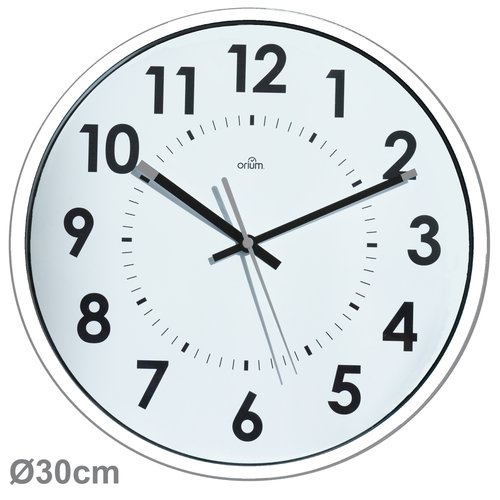 CEP - RELOJ DE PARED A.2000 ANALOGICO 30 CM Ø BLANCO (Ref.CE 1124X BL)