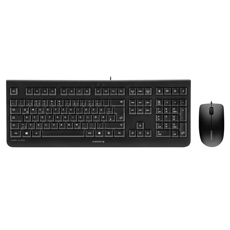 CHERRY - DC2000 Teclado + Raton Optico 1.200dpi (Ref.JD-0800ES-2)