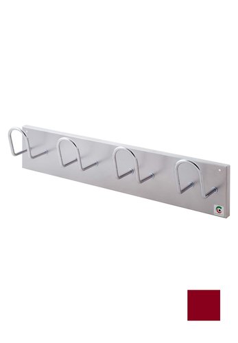 CILINDRO - PERCHERO PARED 4 COLGADORES BUR (Ref.H-14 BURDEOS)