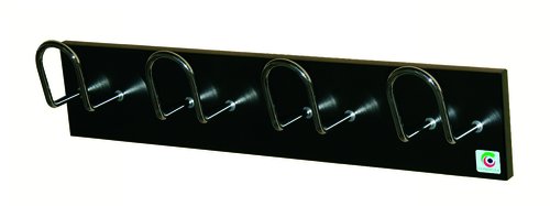 CILINDRO - PERCHERO PARED 4 COLGADORES NEG (Ref.H-14 NEGRO)