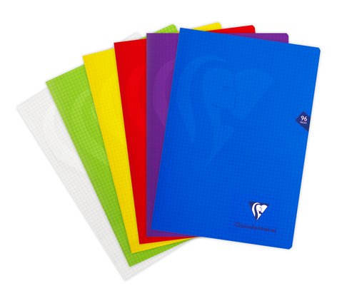 CLAIREFONTAINE - LIBRETA POLIPROLILENO A4 48 HJS. 5X5 (Ref.303162C)