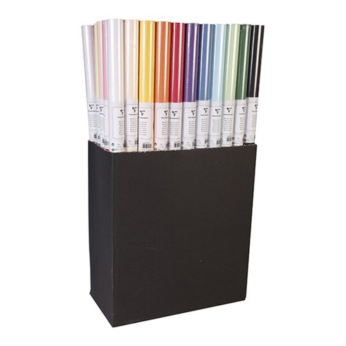 CLAIREFONTAINE - PAPEL de REGALO ROLLO 0,7x3 m (CAJA de 50) KRAFT SURTIDO (Ref.95799C)
