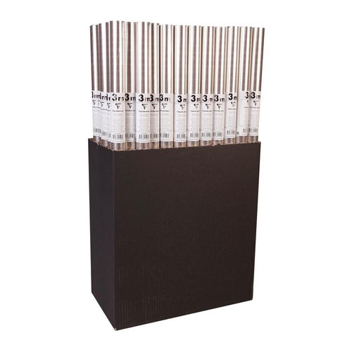 CLAIREFONTAINE - PAPEL de REGALO ROLLO 0,7x3 m (CAJA de 50) PP TRANSPARENTE (Ref.95598C)