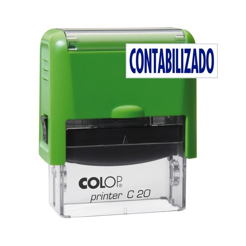 COLOP - SELLO ent.AUT. PRINTER C20 (38x14 mm.) "CONTABILIZADO" (Ref.151712/C20N CONTAB)