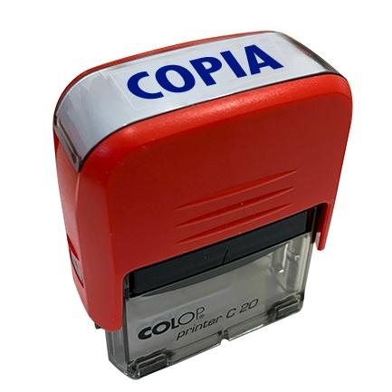 COLOP - SELLO PRINTER C20 FORMULA " COPIA " ALMOHADILLA E/20 14X38MM ROJO (Ref.151711R)