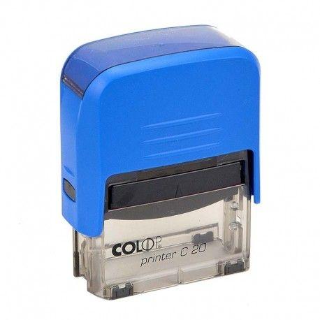 COLOP - SELLO PRINTER C20 FORMULA " " ALMOHADILLA E/20 14X38MM AZUL (Ref.DEVOLUCIÓN)