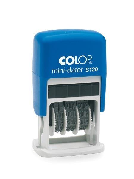 COLOP - SELLO S 120 4MM CATALAN AZUL/NEGRA (Ref.104711)