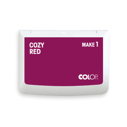 COLOP - TAMPÓN MAKE1 COLOR ROJO ACOJEDOR 50X90 MM (Ref.155114)