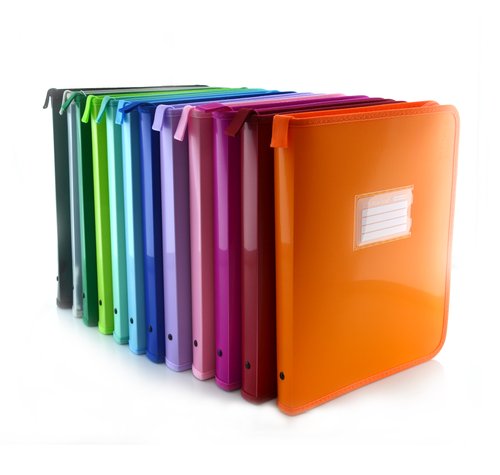 COLORLINE - CARPETA PORTADOCUMENTOS OFFICE BOX ZIPPER con CREMALLERA 330x260mm (Ref.57511)